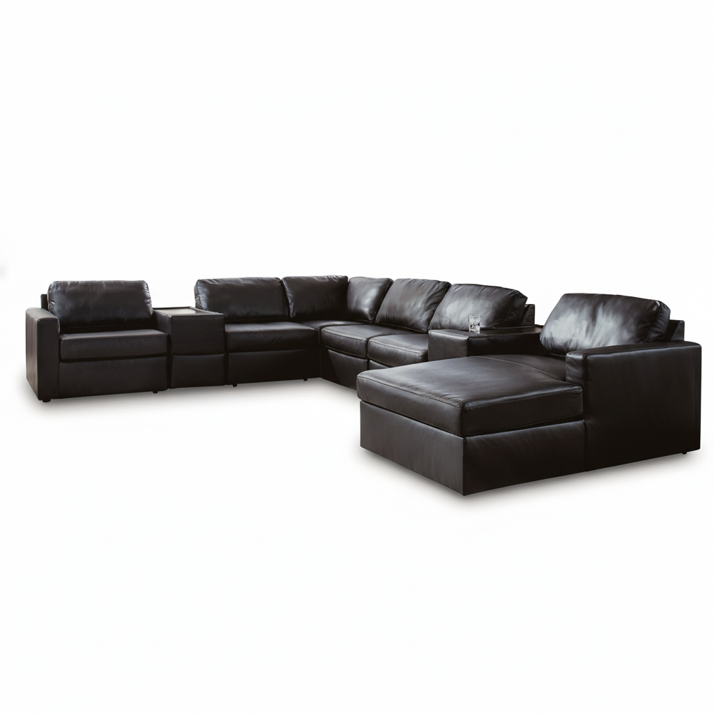Modmax II 8-Piece Sectional with Chaise and Audio Consoles