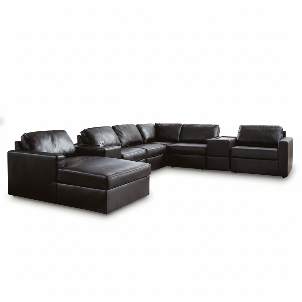Modmax II 8-Piece Sectional with Chaise and Audio Consoles