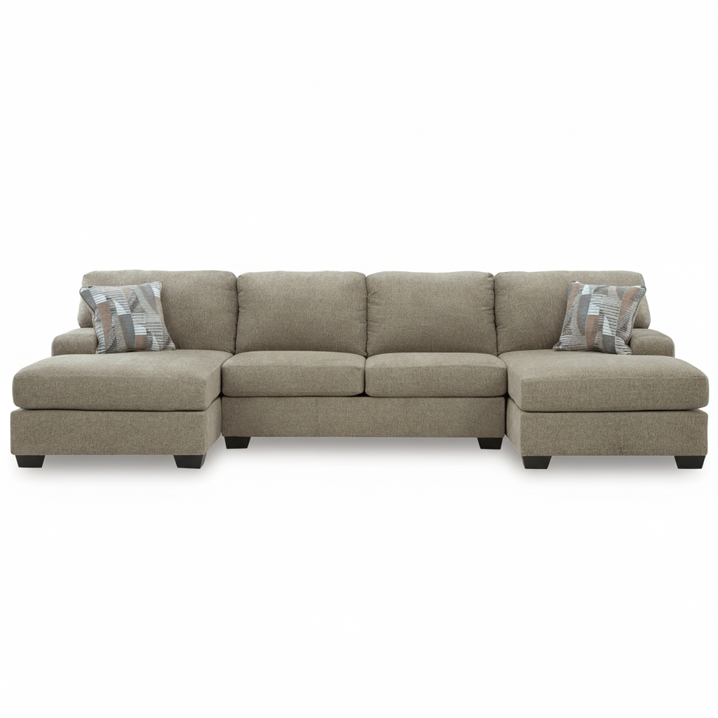 Newellen 3-Piece Sleeper Sectional with Double Chaise