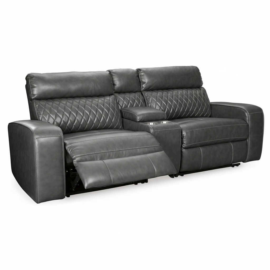 Samperstone 3-Piece Power Reclining Sectional Loveseat