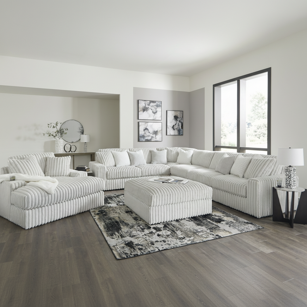 Stupendous 2-Piece Sectional with Chaise