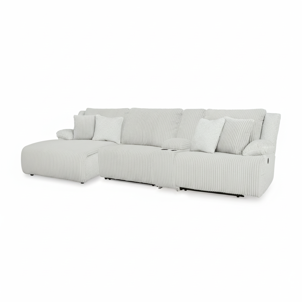 Top Tier 4-Piece Reclining Sectional with Chaise