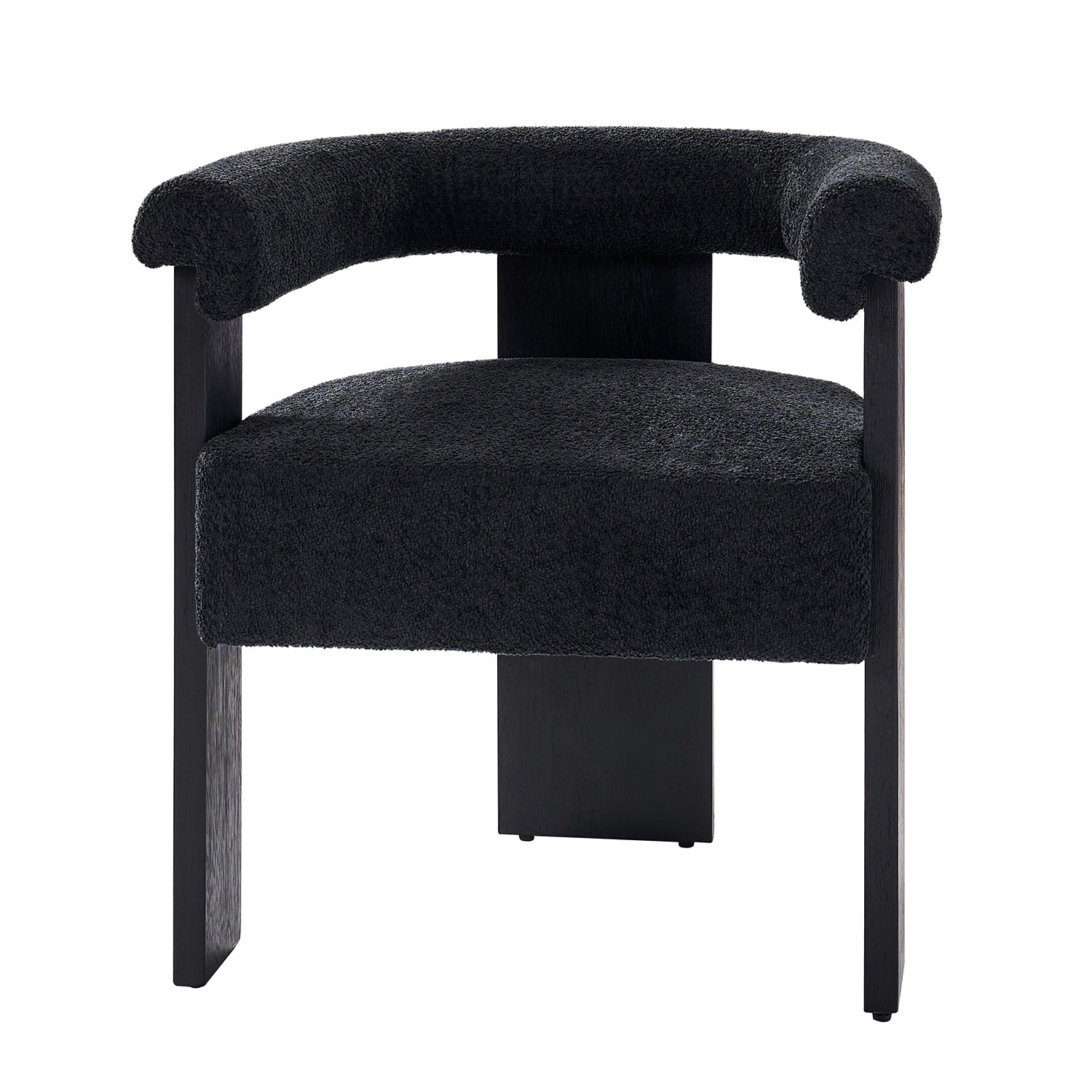 Eduard Boucle Dining Chair in Black