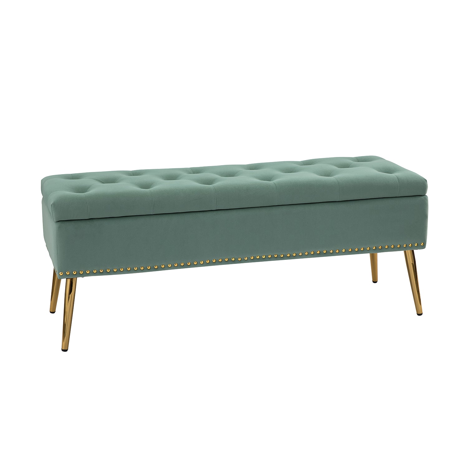 Achilles Storage Bench in Sage