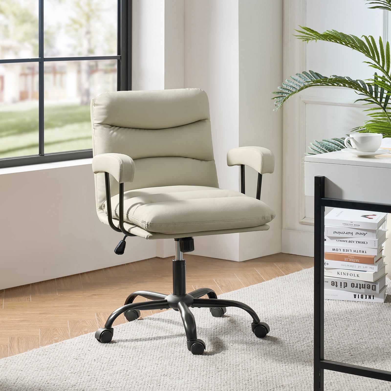 Sal Office Chair in Ivory