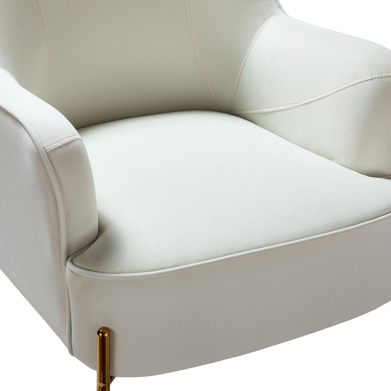 Nora Accent Chair in Ivory