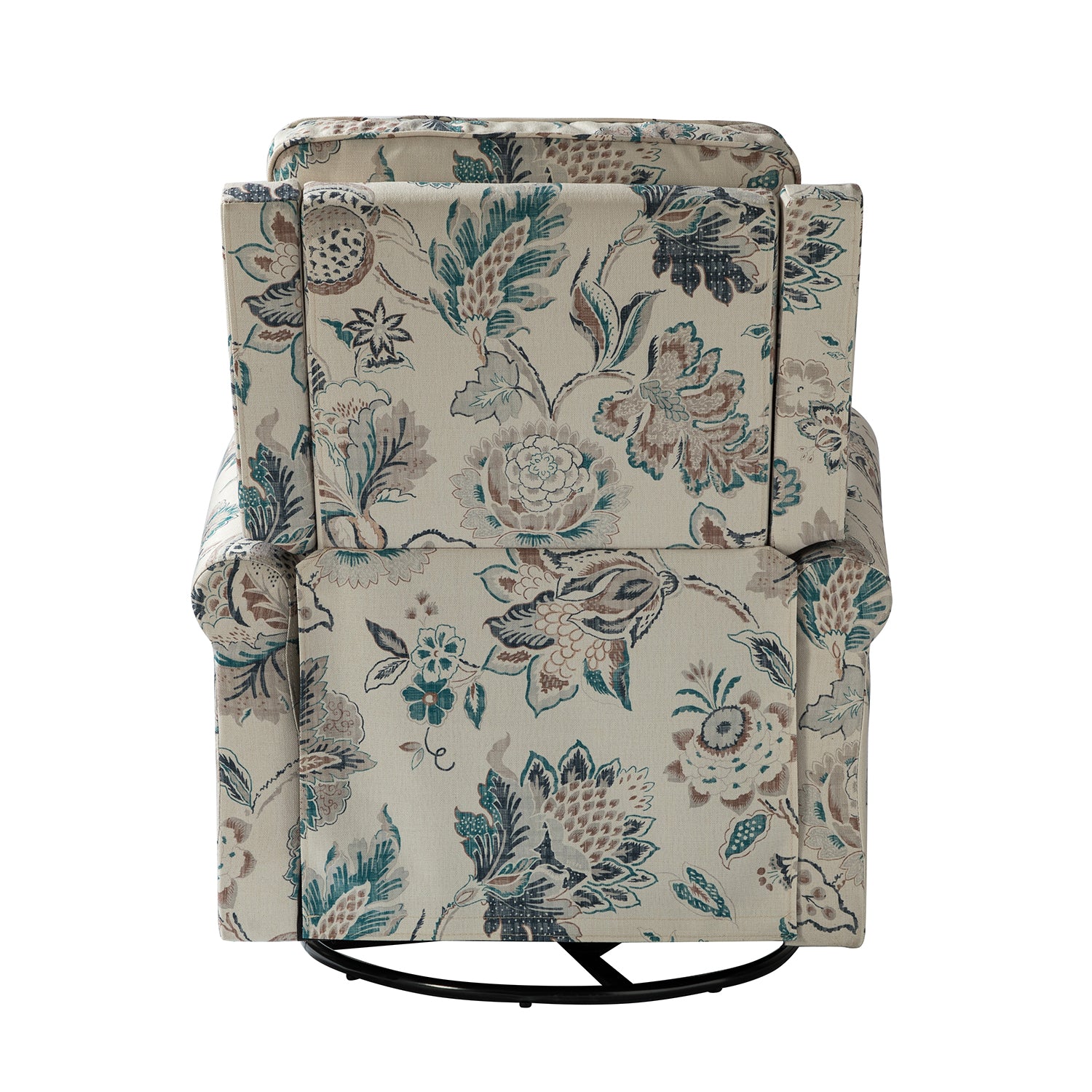 Kaspar Manual Swivel Glider Recliner in Teal