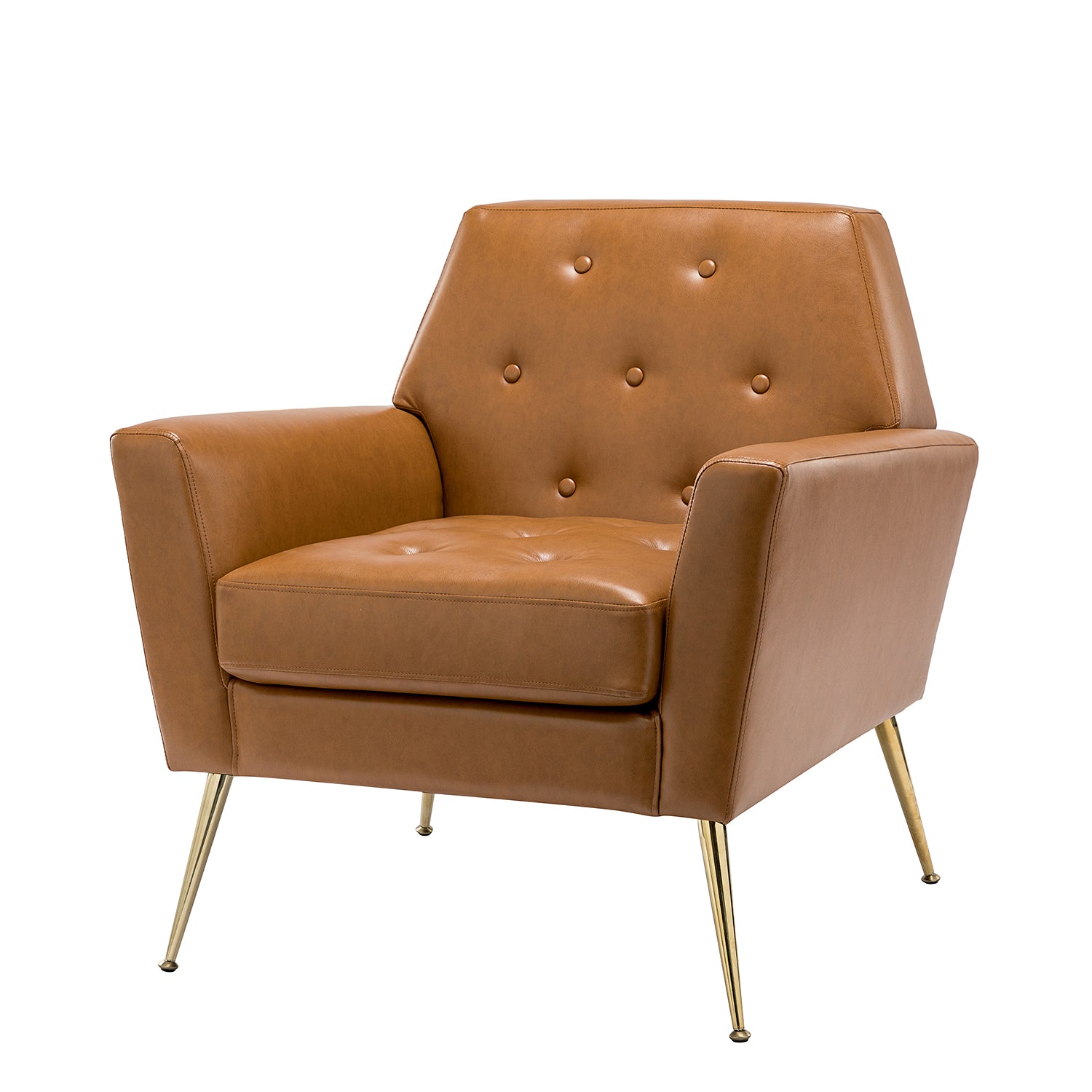 Alcyone Armchair in Camel