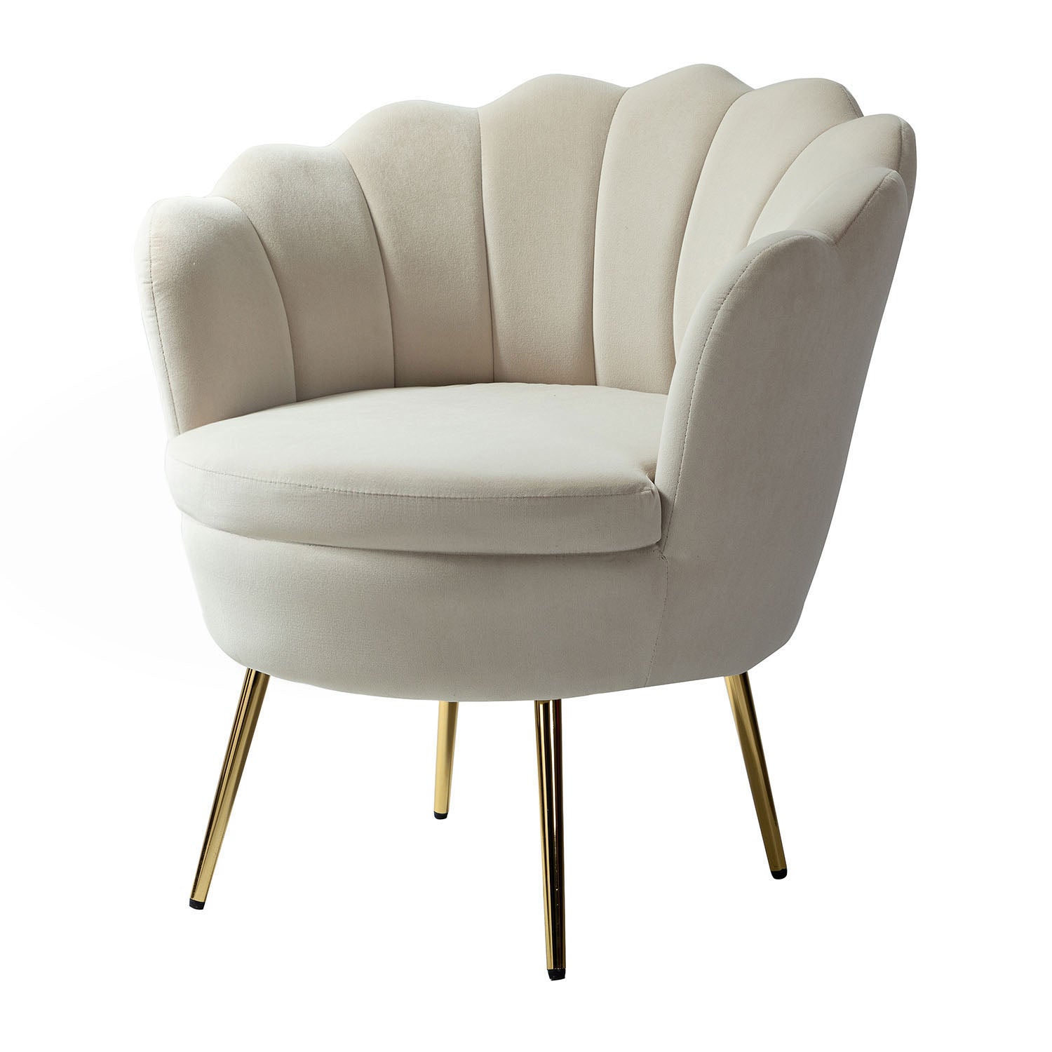 Donata Barrel Chair in Tan