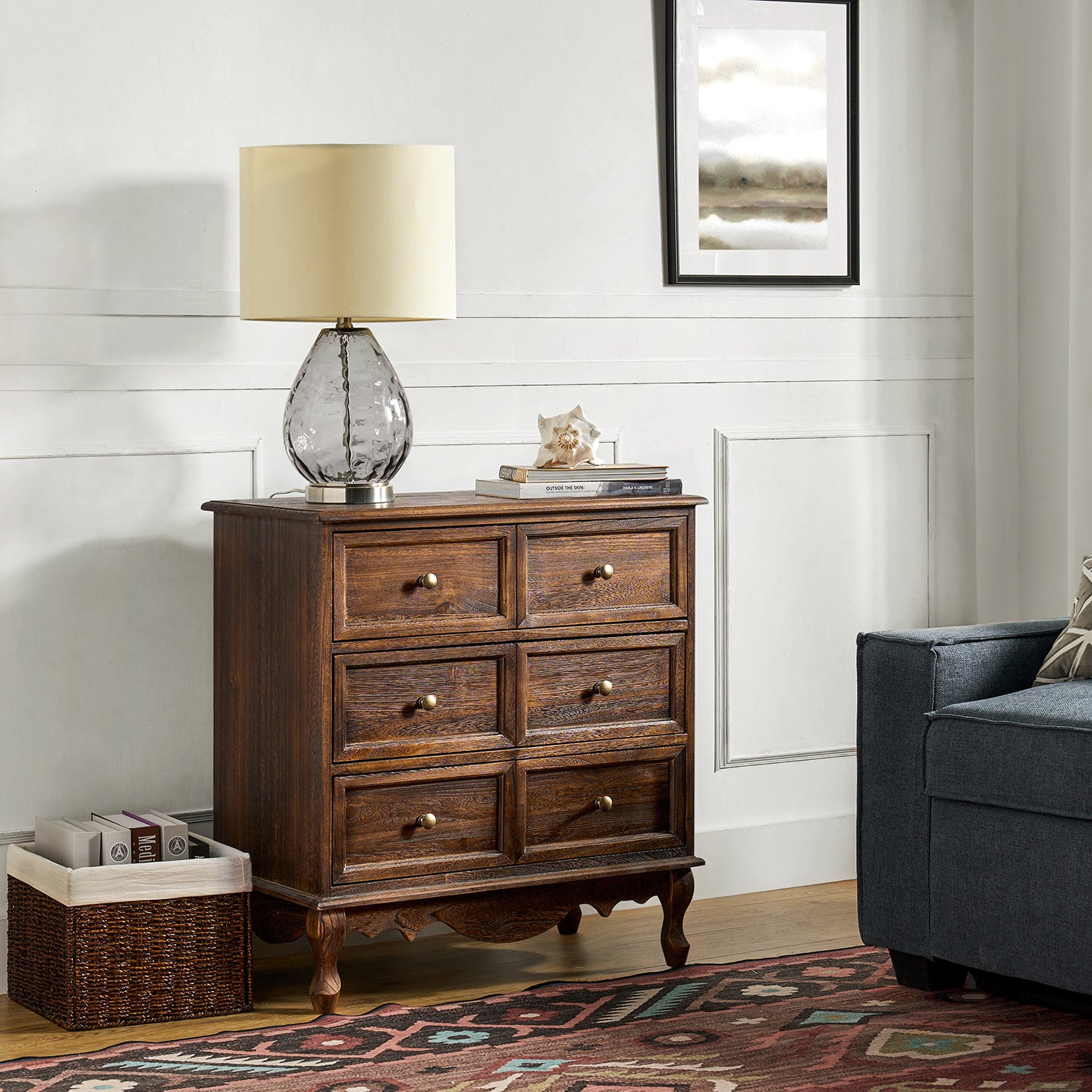 Carielle Accent Chest in Walnut