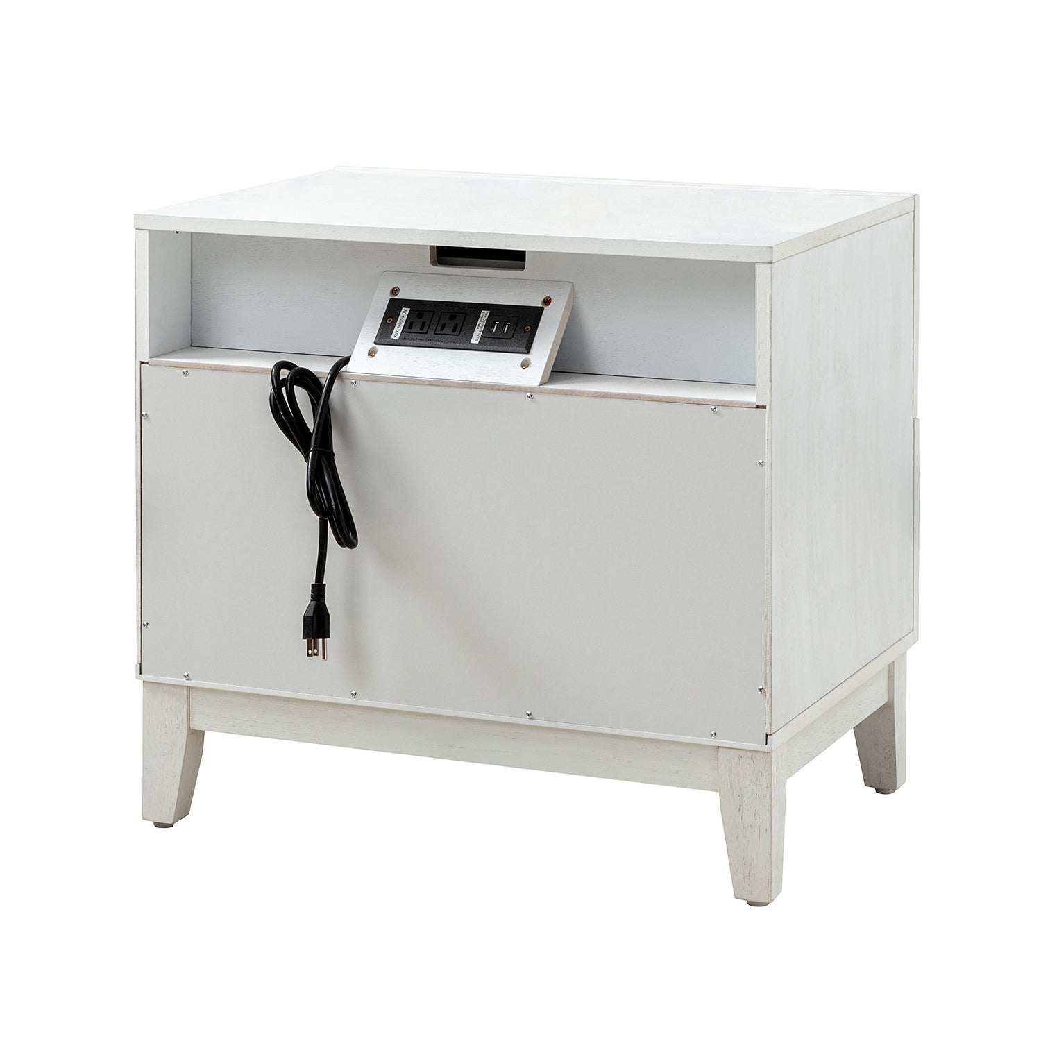 Helga Nightstand in White