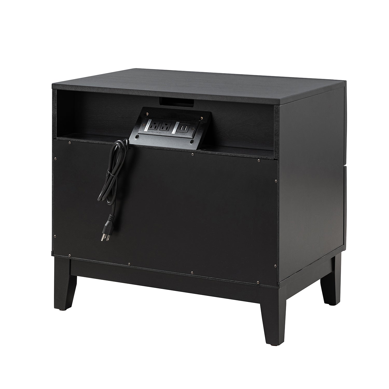 Helga Nightstand in Black