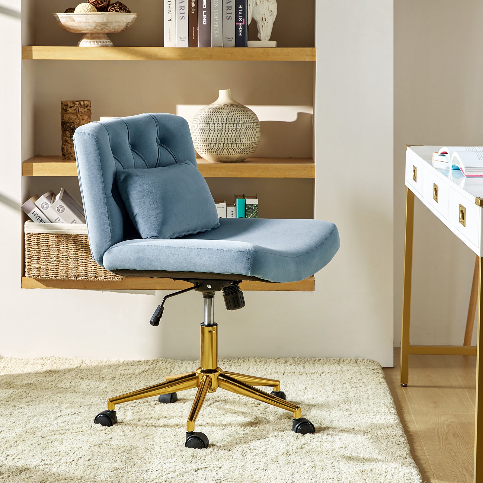 Violet Office Chair in Blue