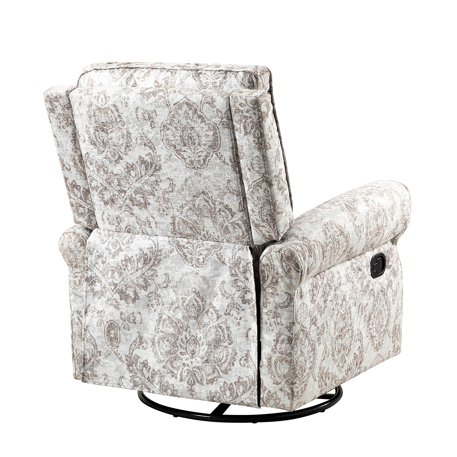 Kaspar Manual Swivel Glider Recliner in Beige