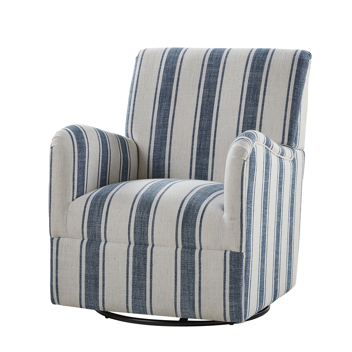 Alice Swivel Armchair in Navy