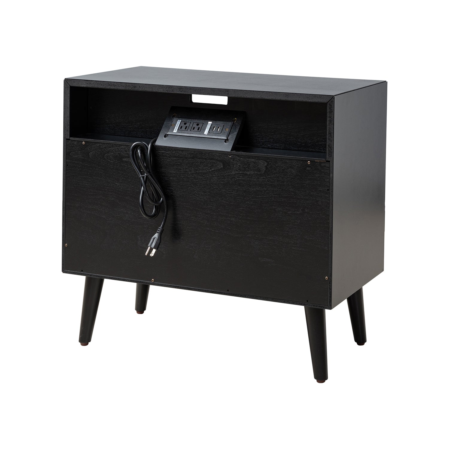 Frieda Nightstand in Black