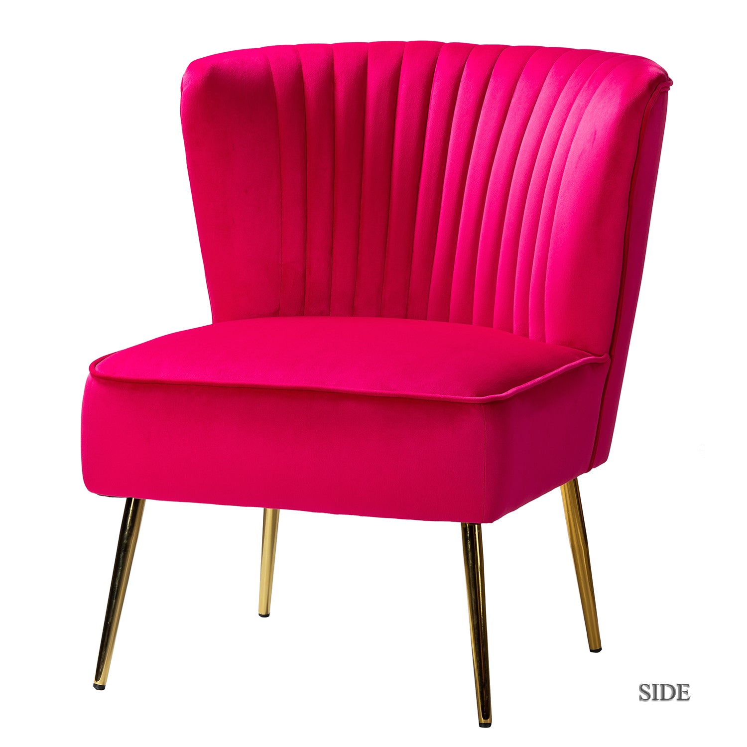 Monica Side Chair in Fuchsia