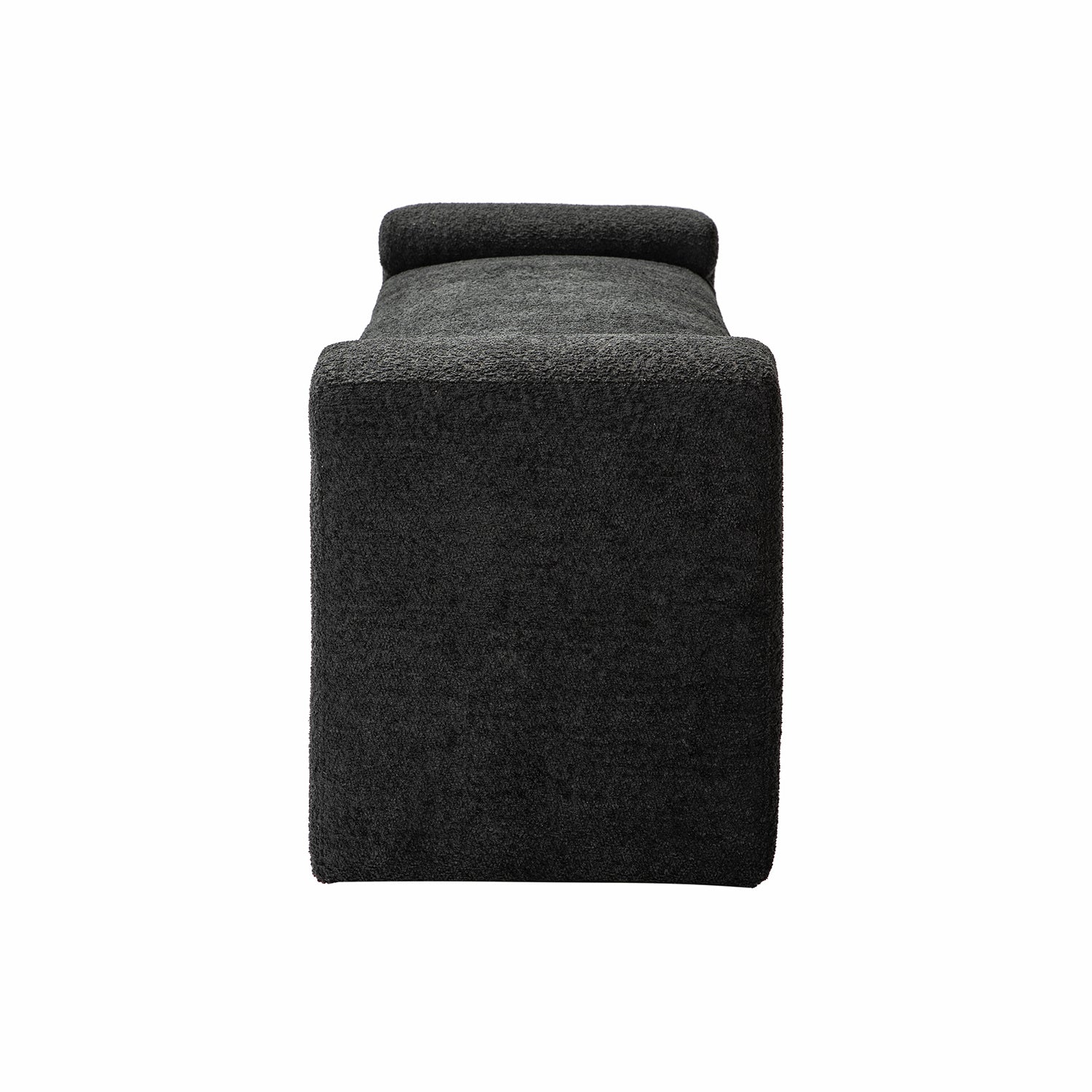 Severin Upholstered Bench in Black