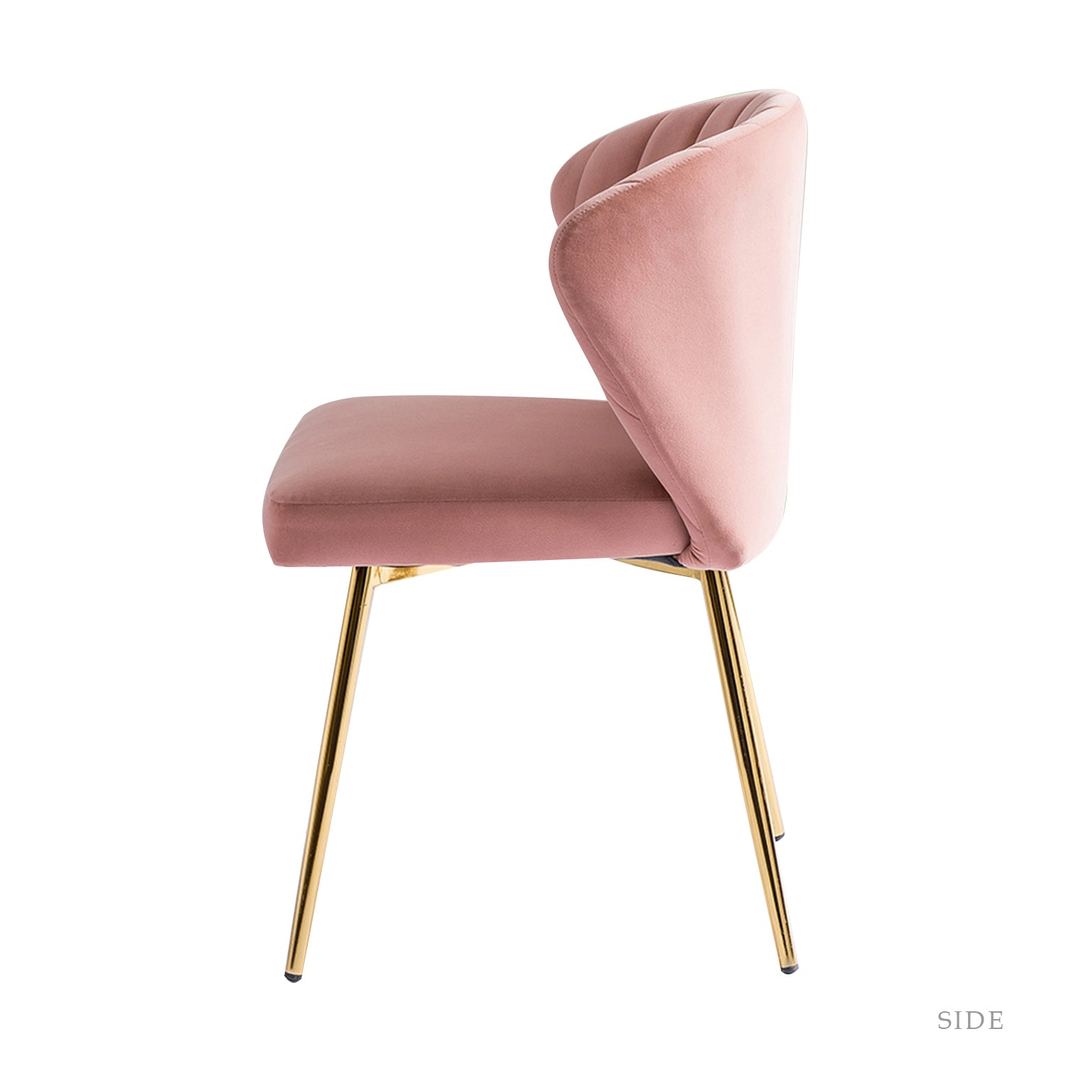 Milia Dining Chair Set of 2 in Pink