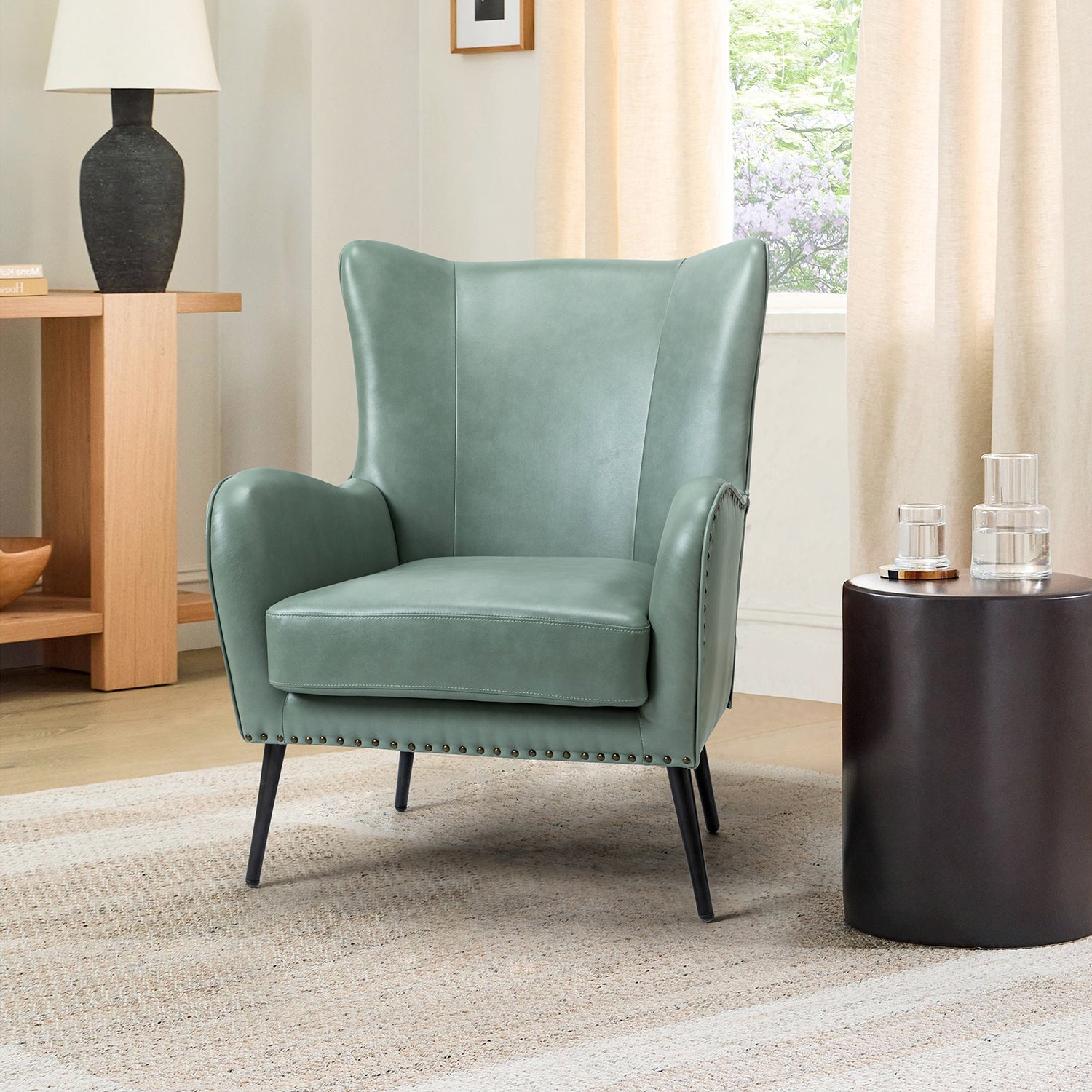 Meleagrides Armchair in Sage