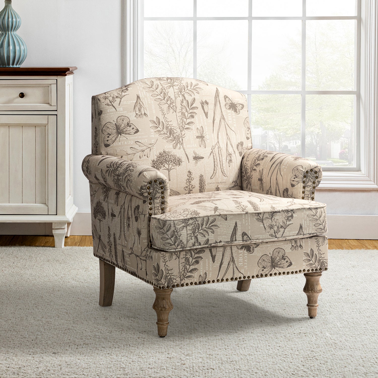 Murray Accent Chair in Grey