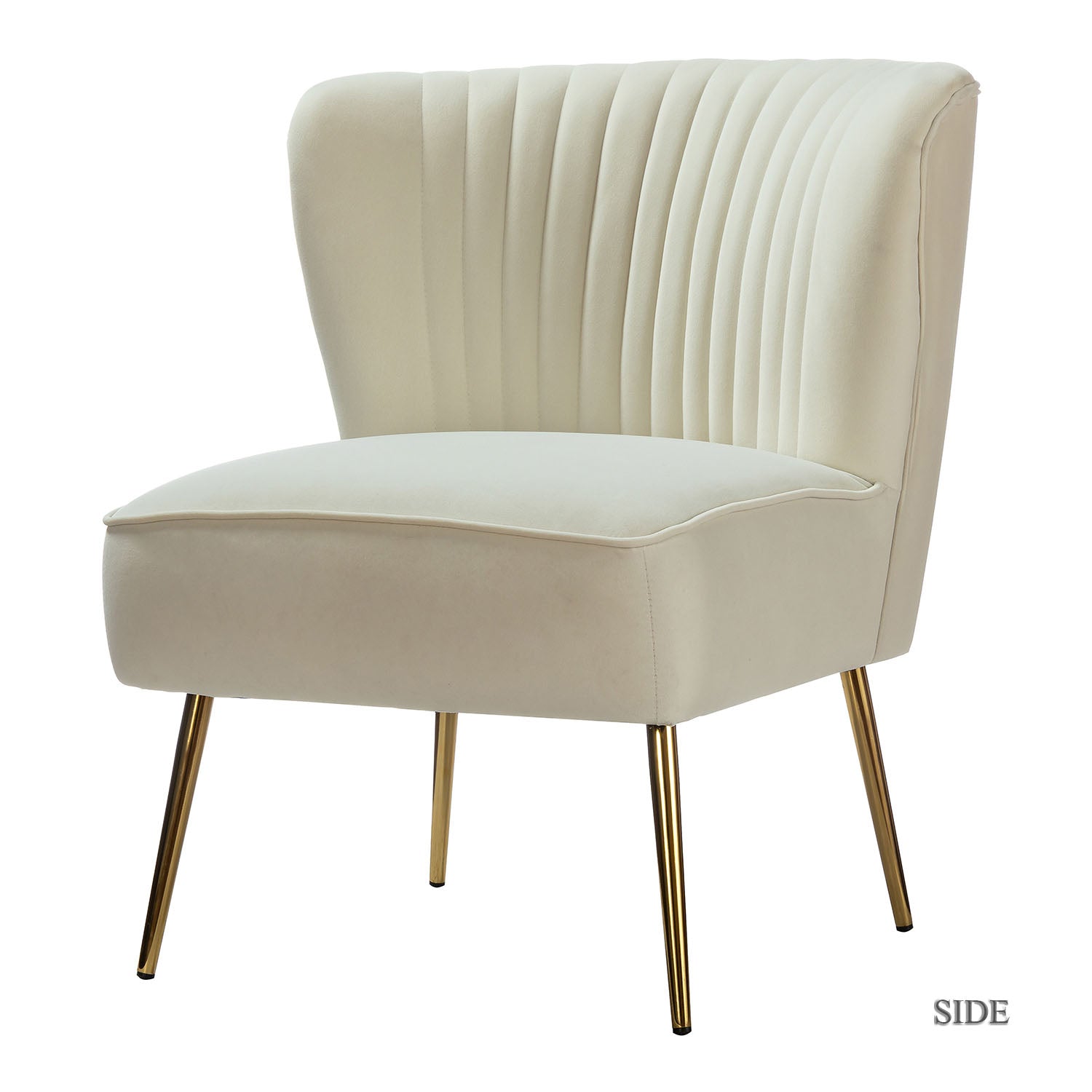 Monica Side Chair in Ivory