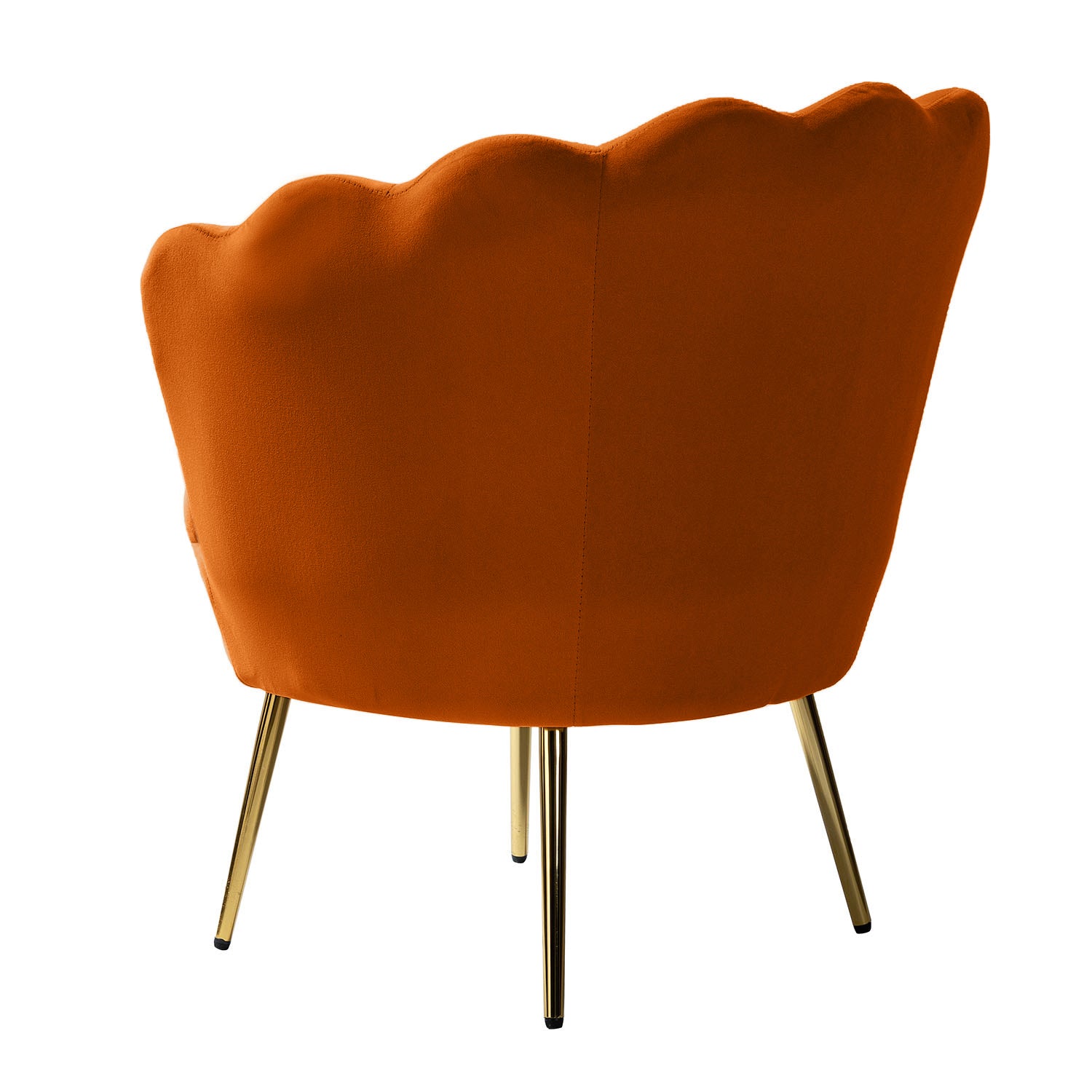 Donata Barrel Chair in Orange