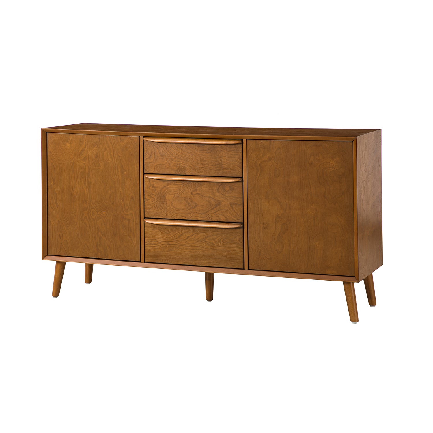 Victor Wide 3 Drawer Sideboard in Acorn