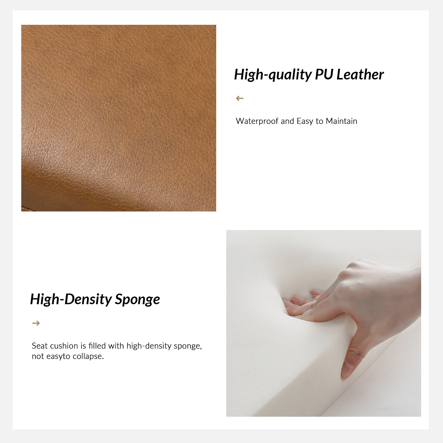 Jakob Upholstered Bench in Camel