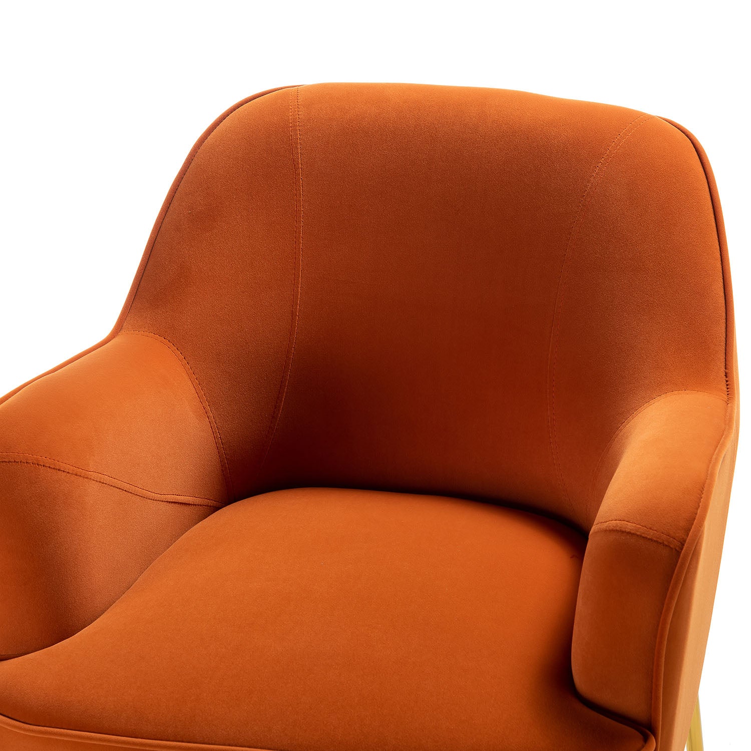 Nora Accent Chair in Orange