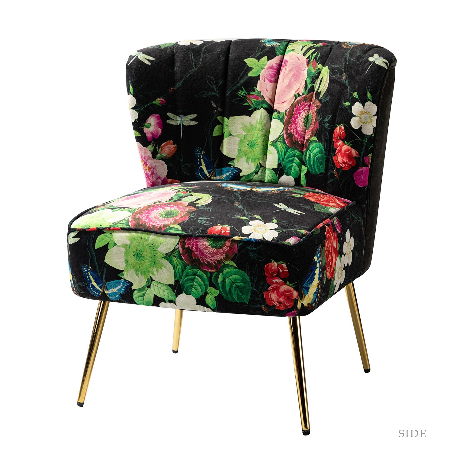 Amata Side Chair in Black