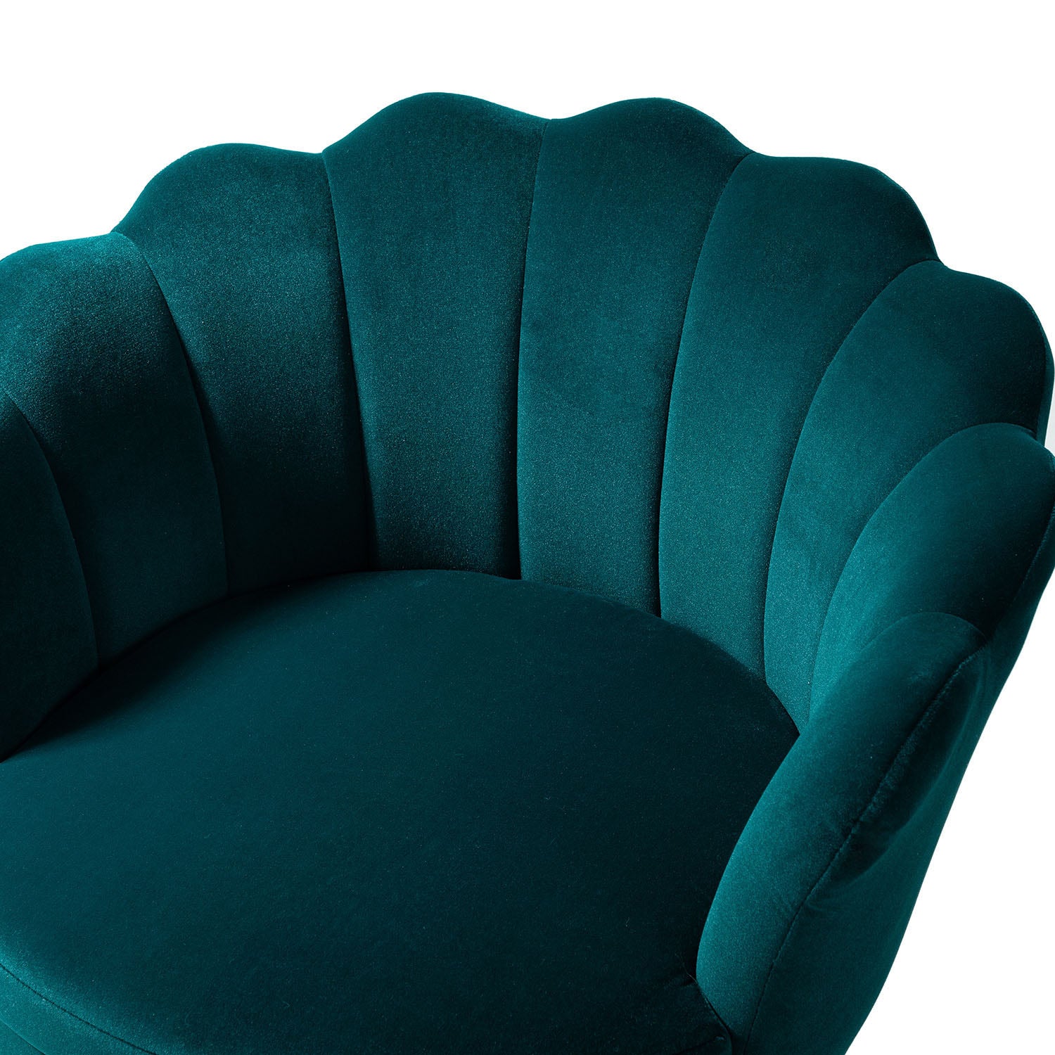 Donata Barrel Chair in Teal