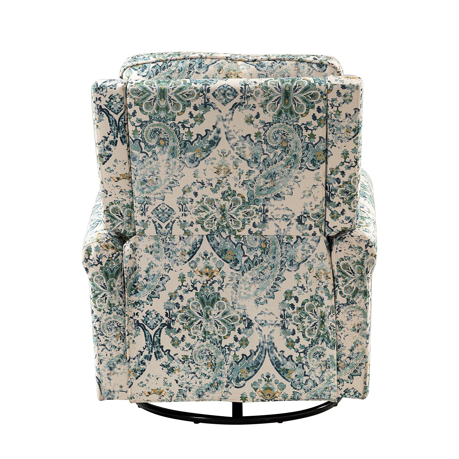 Kaspar Manual Swivel Glider Recliner in Blue