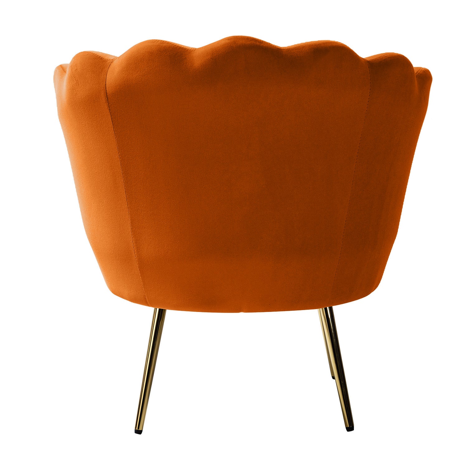 Donata Barrel Chair in Orange