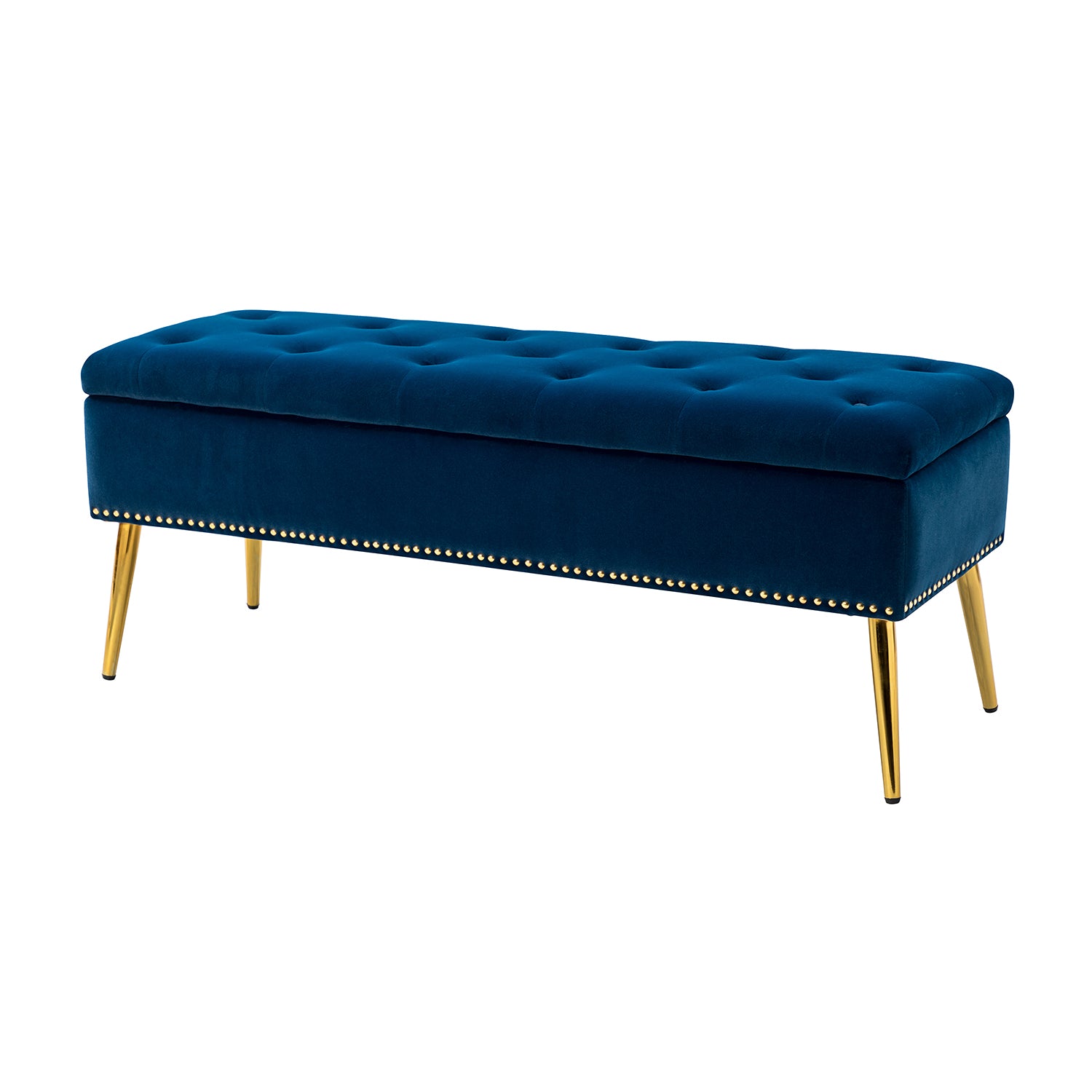 Achilles Storage Bench in Navy