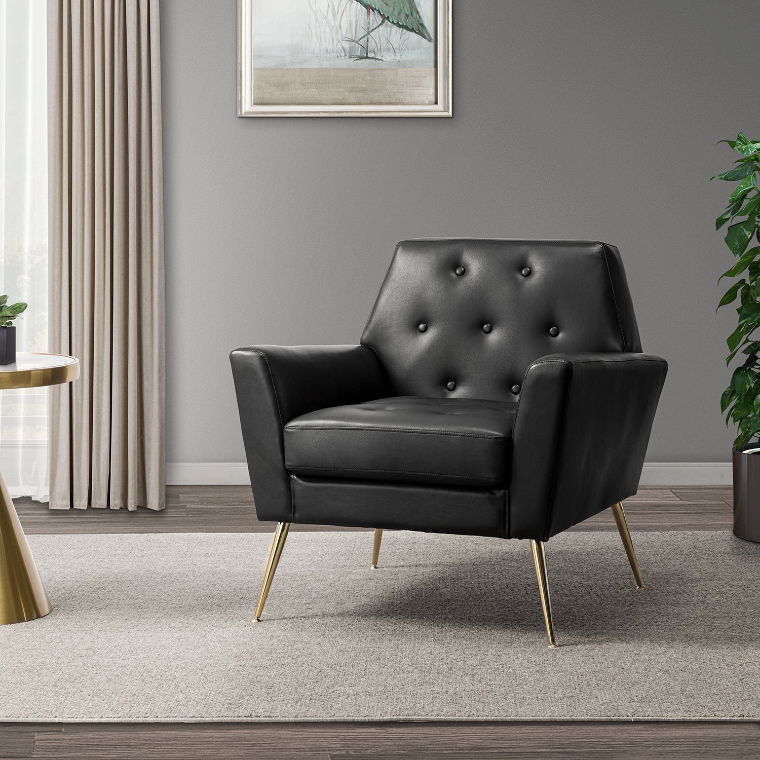 Alcyone Armchair in Black