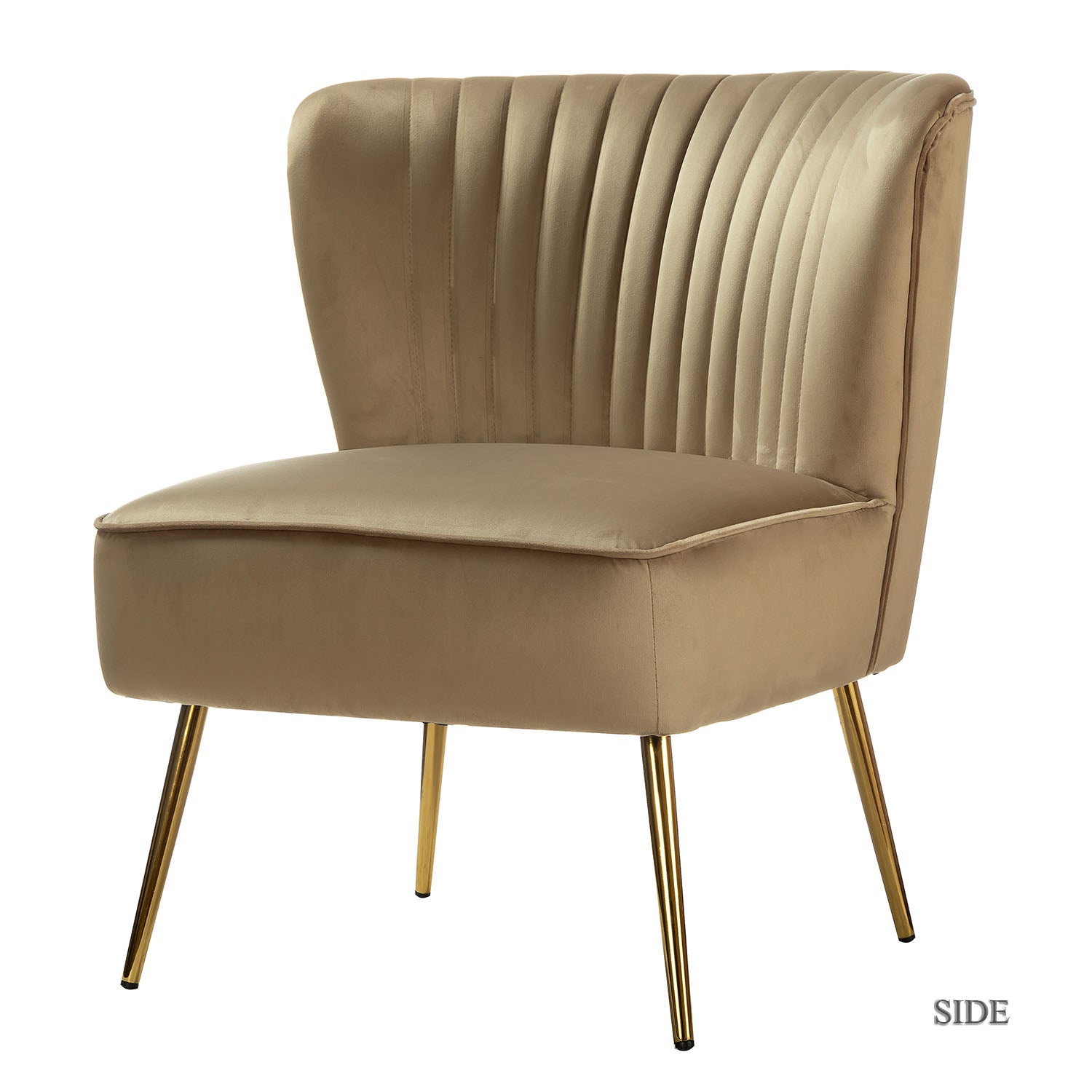 Monica Side Chair in Tan