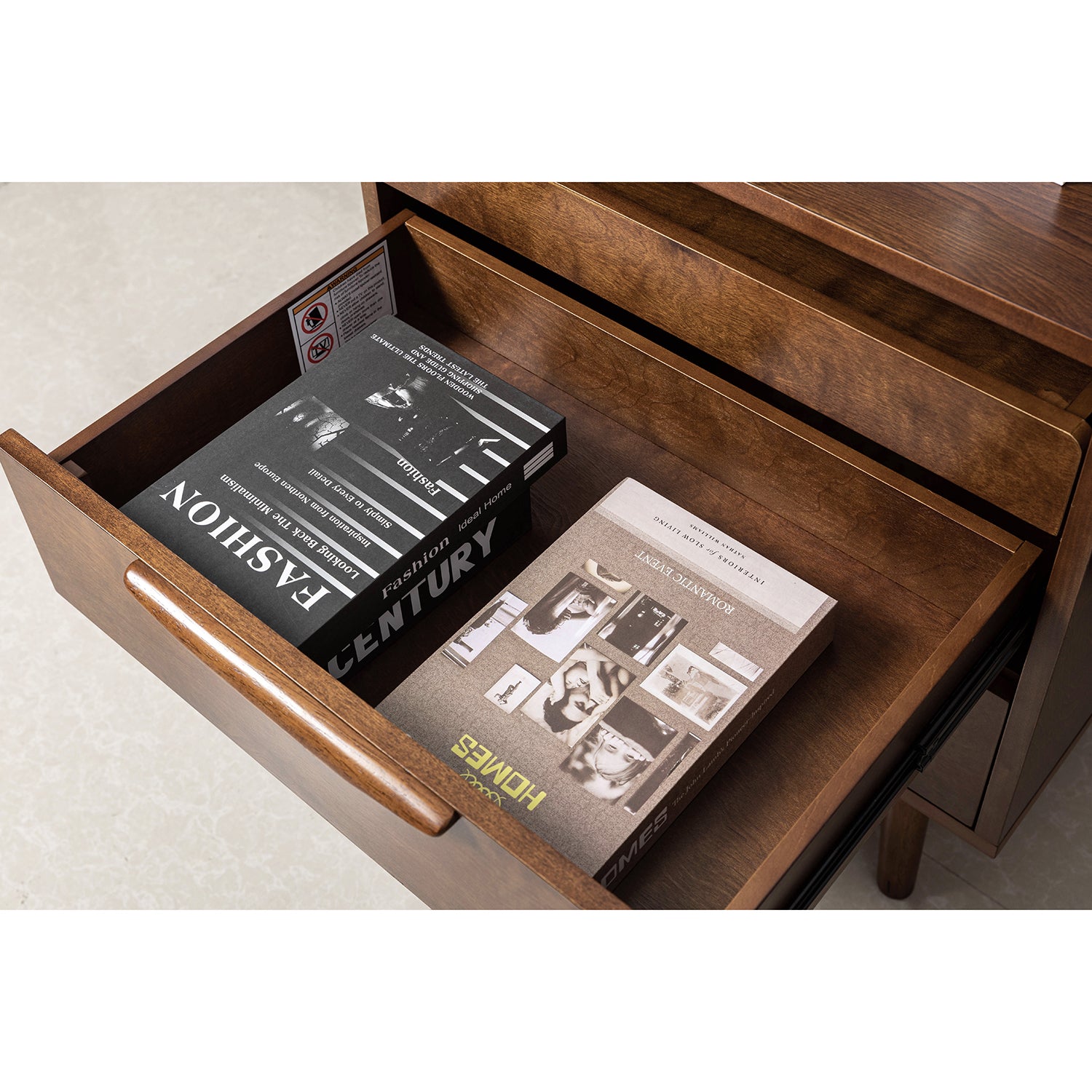 Florrie Nightstand in Walnut