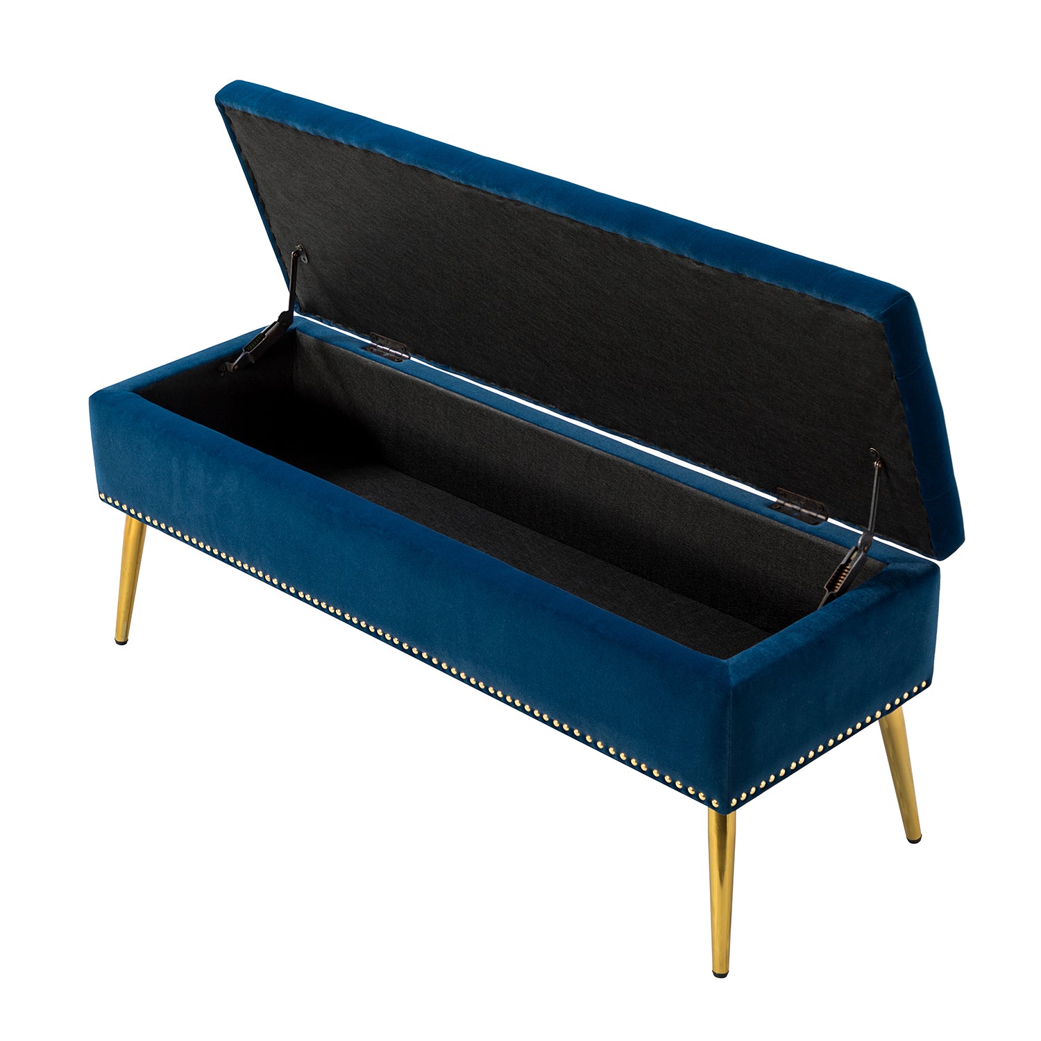 Achilles Storage Bench in Navy