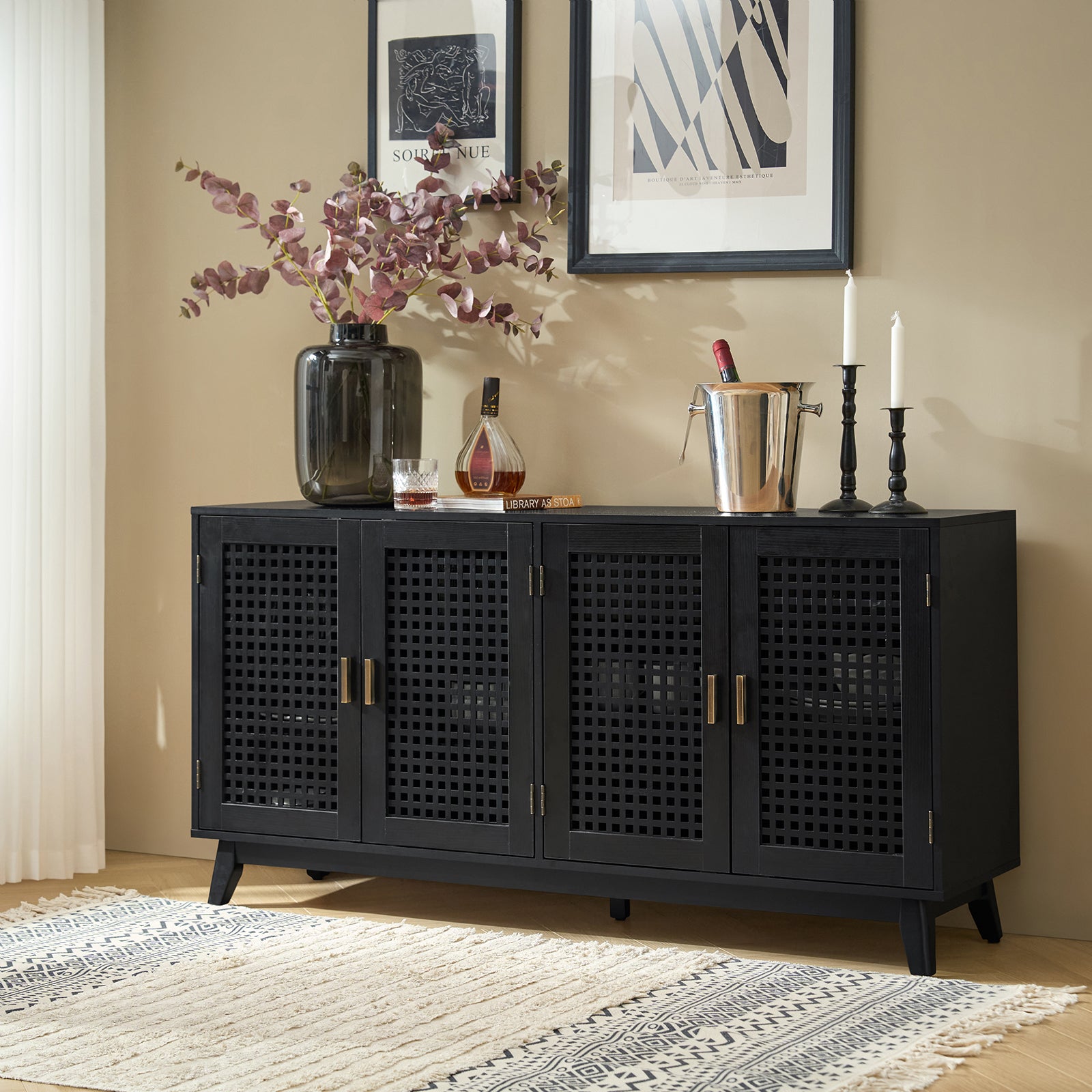 Alexis Sideboard in Black