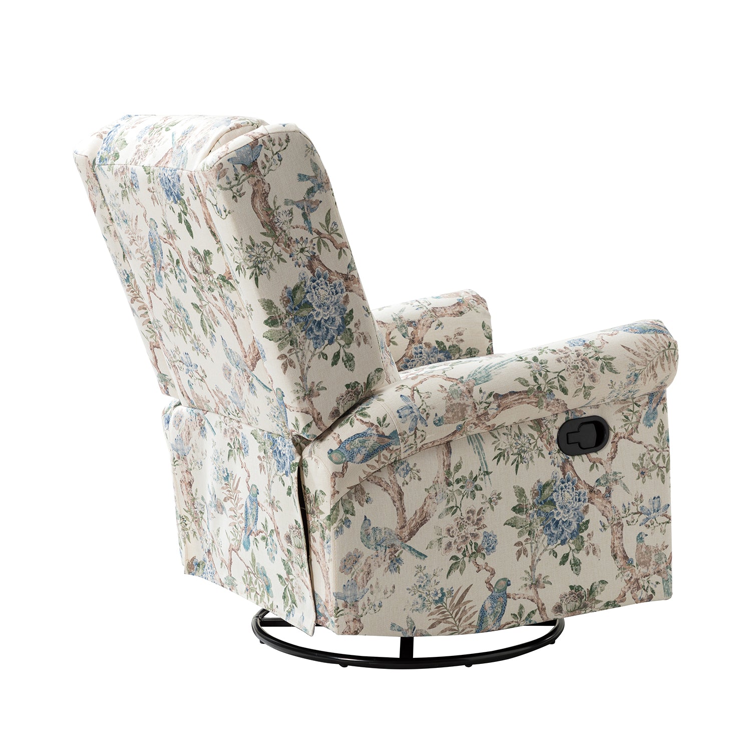 Helmut Manual Swivel Glider Recliner in Bird
