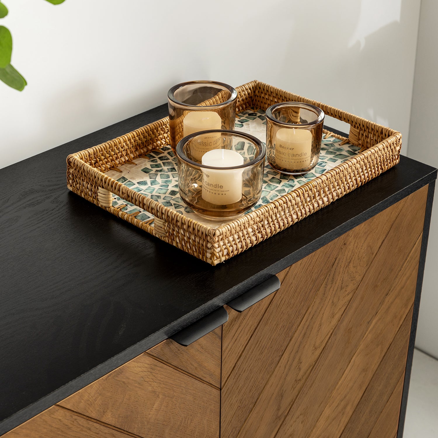 Paschall Accent Cabinet in Black