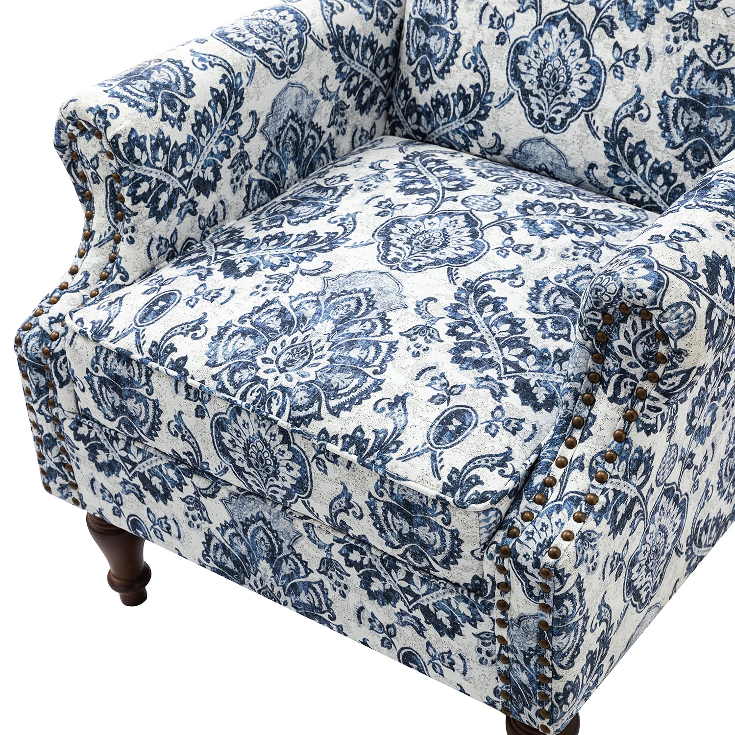 Theodor Armchair in Navy