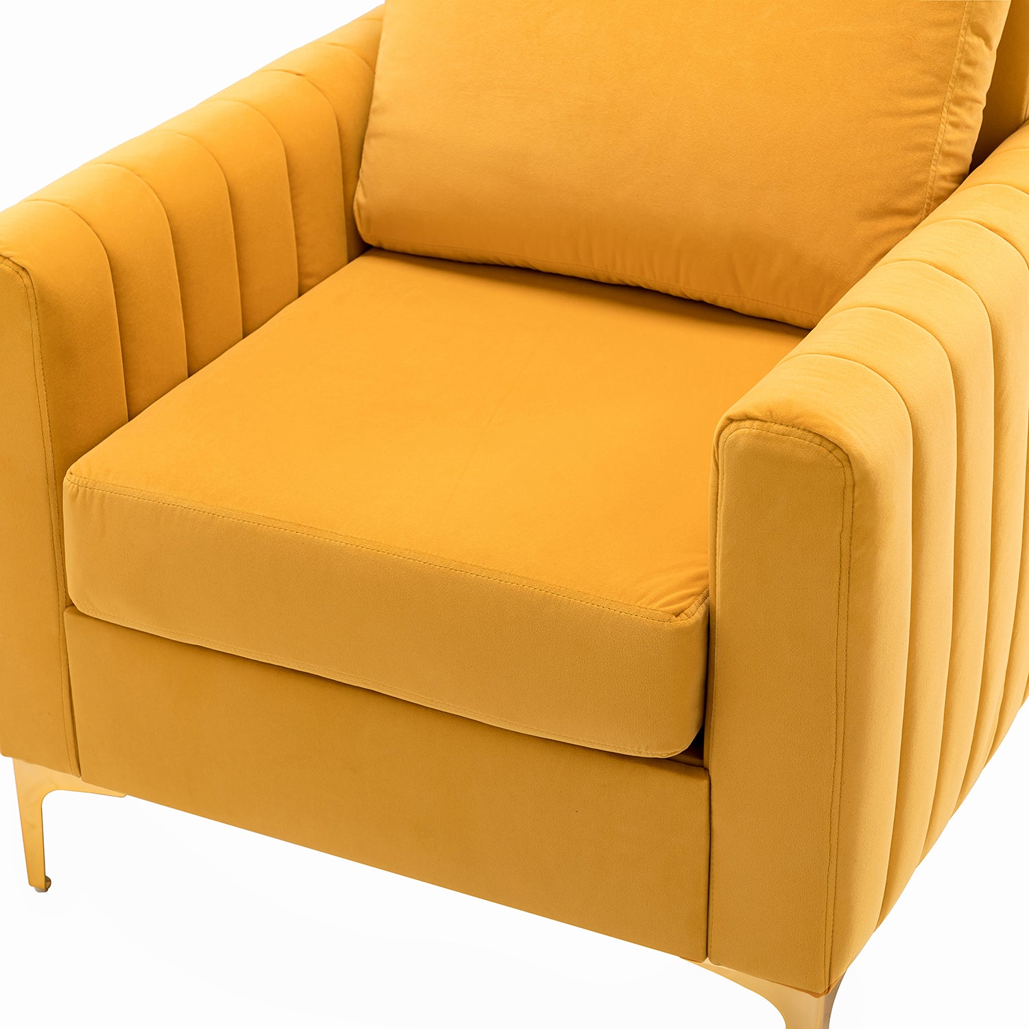 Ganymedes Club Chair in Mustard