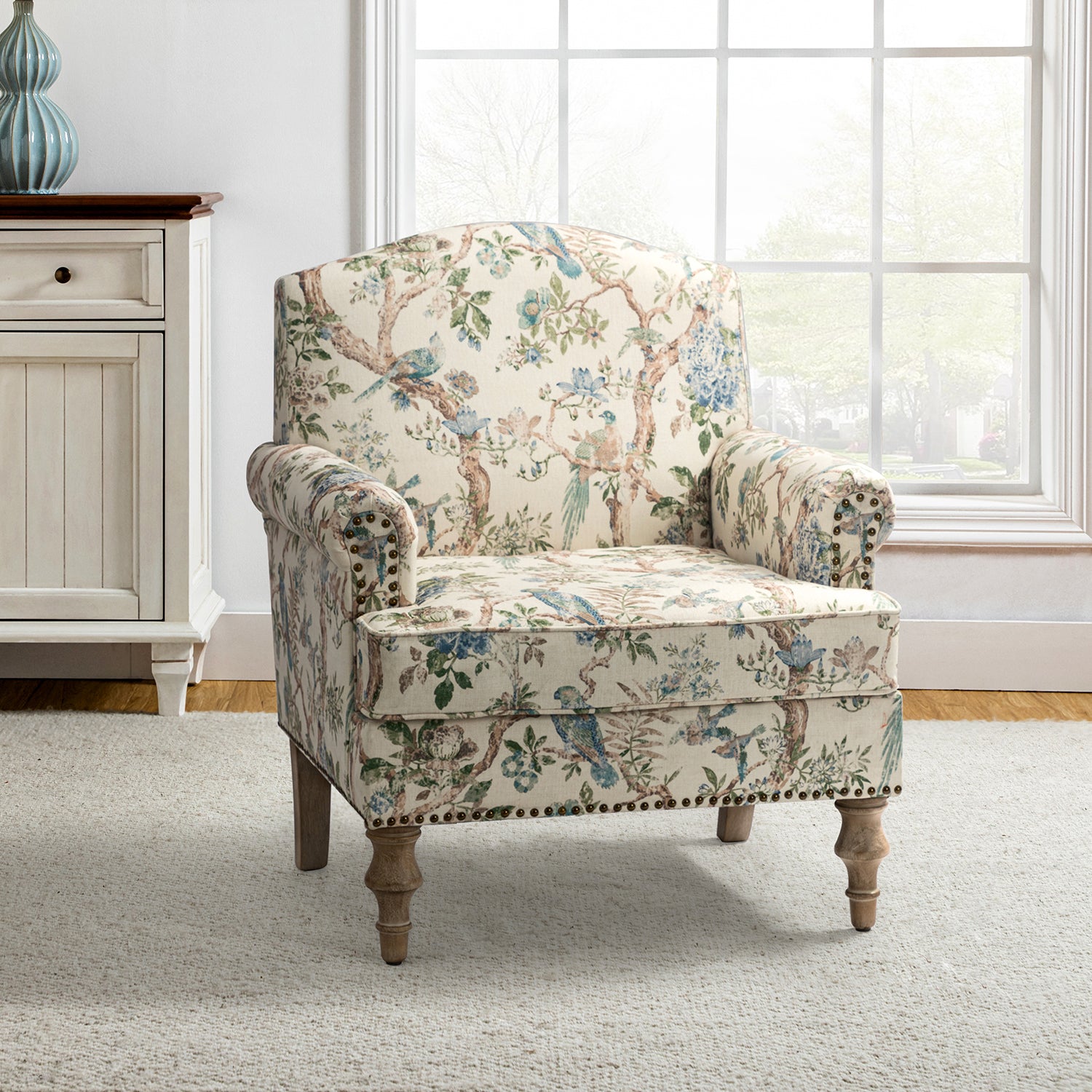 Murray Accent Chair in Bird