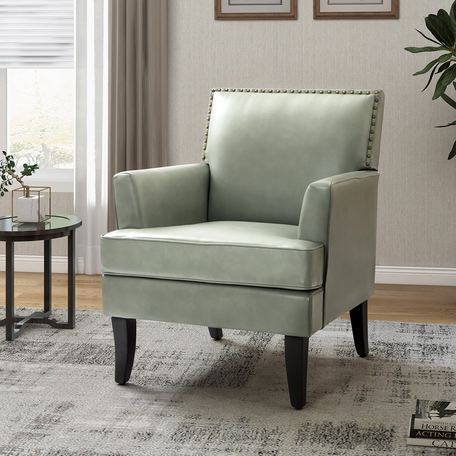 Celadon Armchair in Sage