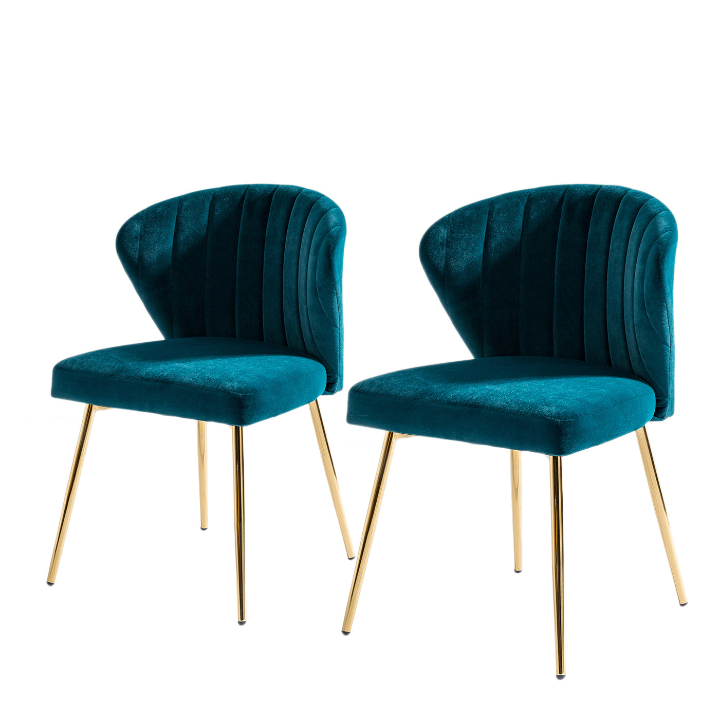 Milia Dining Chair Set of 2 in Teal