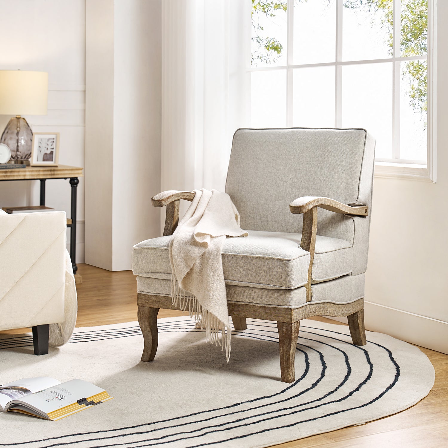 Quentin Armchair in Pewter