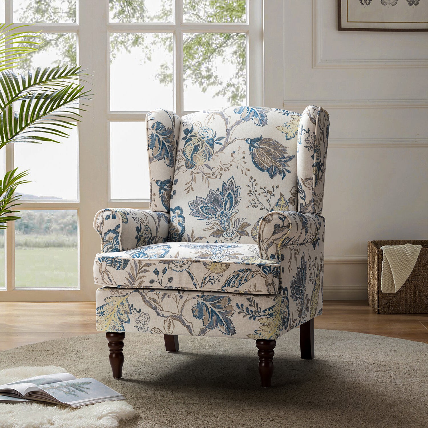 Umberto Armchair in Blue