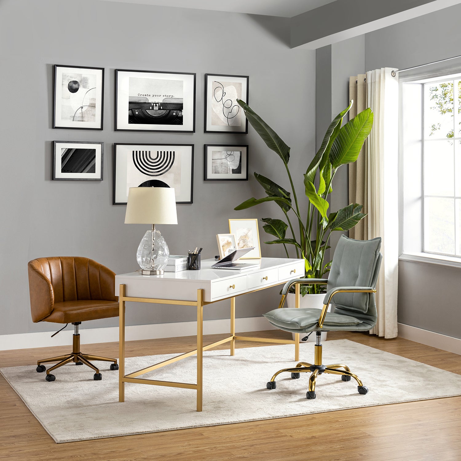 Maryland Office Chair in Sage